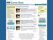 Tablet Screenshot of icncornerstore.com
